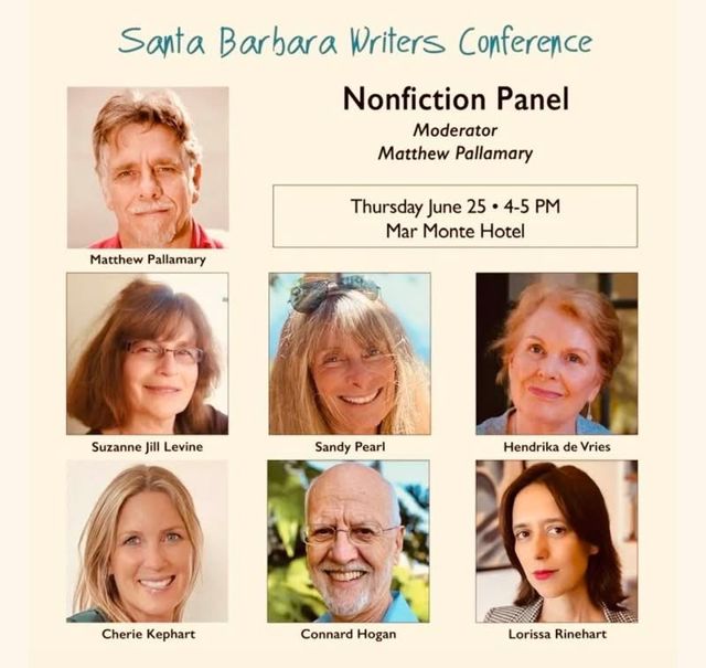 Nonfiction Panel lineup — moderated by Matthew Pallamary